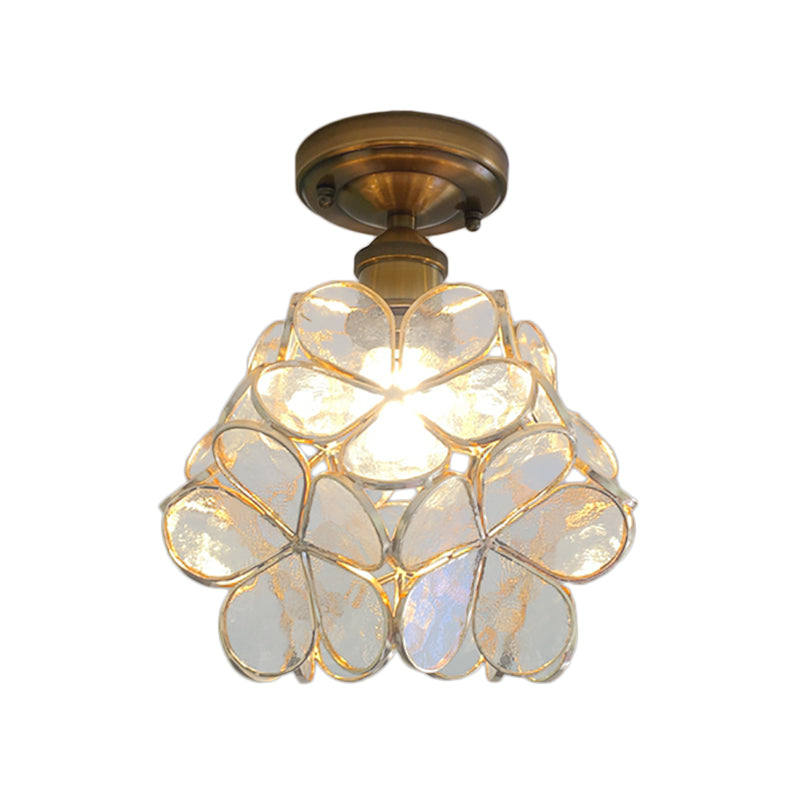 Retro-Stil PVC-Deckenlampe – florales Muster für einen einzigartigen Look