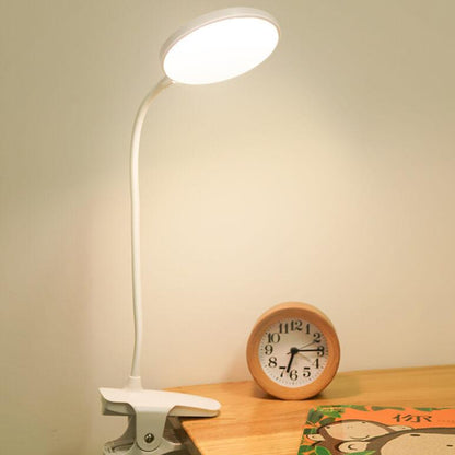 Einfache LED Clip Schreibtischlampe Wiederaufladbar Augenschutz Nachtlicht