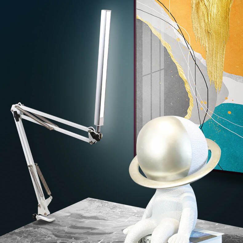 LED faltbare lange Arm Clip Augenschutz USB Leselampe Tischlampe
