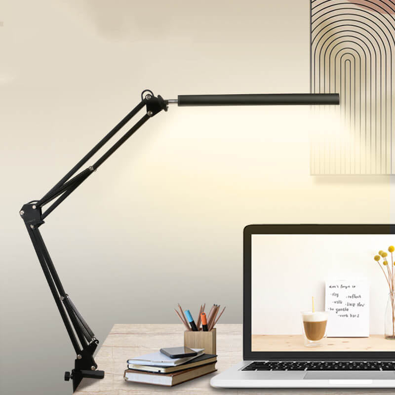LED faltbare lange Arm Clip Augenschutz USB Leselampe Tischlampe