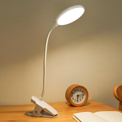 Einfache LED Clip Schreibtischlampe Wiederaufladbar Augenschutz Nachtlicht