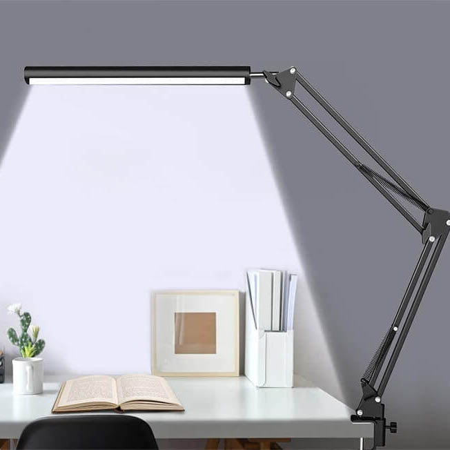 LED faltbare lange Arm Clip Augenschutz USB Leselampe Tischlampe