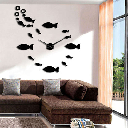 Heim Zeile | EchoClock - Schlankes Spiegel Wanddesign