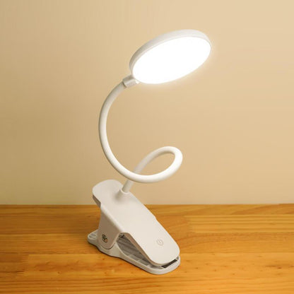 Einfache LED Clip Schreibtischlampe Wiederaufladbar Augenschutz Nachtlicht