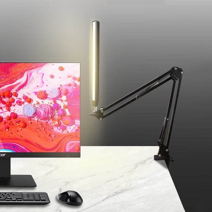 LED faltbare lange Arm Clip Augenschutz USB Leselampe Tischlampe