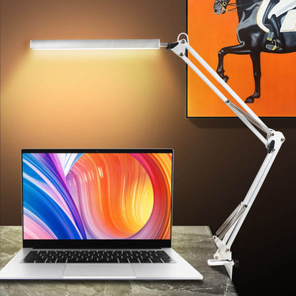 LED faltbare lange Arm Clip Augenschutz USB Leselampe Tischlampe