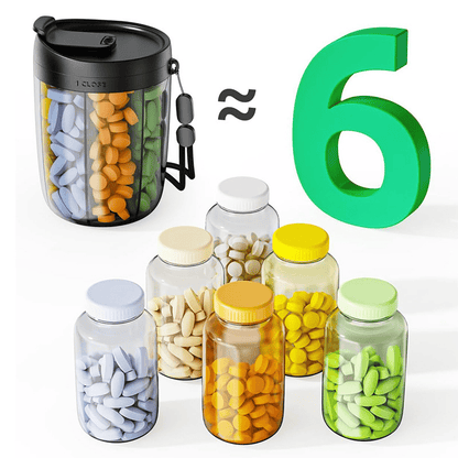 Aufbewah_Box mit 6 Fächern – Dailycase