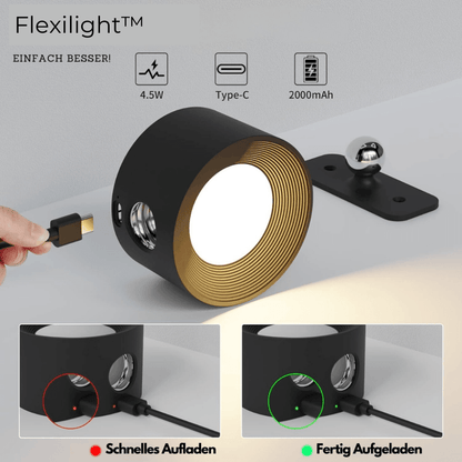 360° kabellose wiederaufladbare Wandleuchte | Vielseitige LED-Beleuchtungslösung