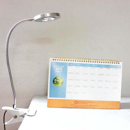 Kreative einfache USB-Hosenknopf-LED-Lese-Clip-Schreibtischlampe
