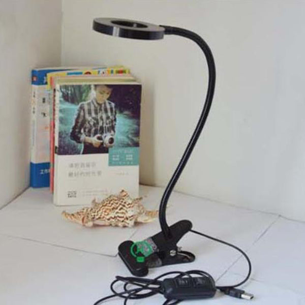 Kreative einfache USB-Hosenknopf-LED-Lese-Clip-Schreibtischlampe