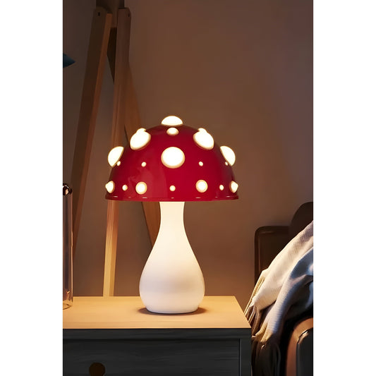 Lampe - Dekorative Pilz Tischlampe