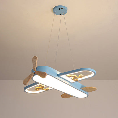 LED Flugzeug Kinderzimmer Kronleuchter - SkyFlyer
