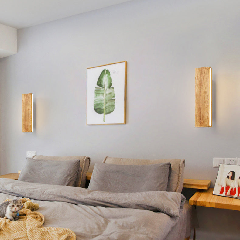 OakBeam | Minimalistische Massivholz-LED-Wandlampe