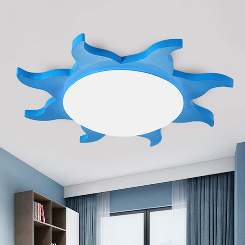Kinderzimmer Deckenlampe – Sonnenförmige LED Beleuchtung