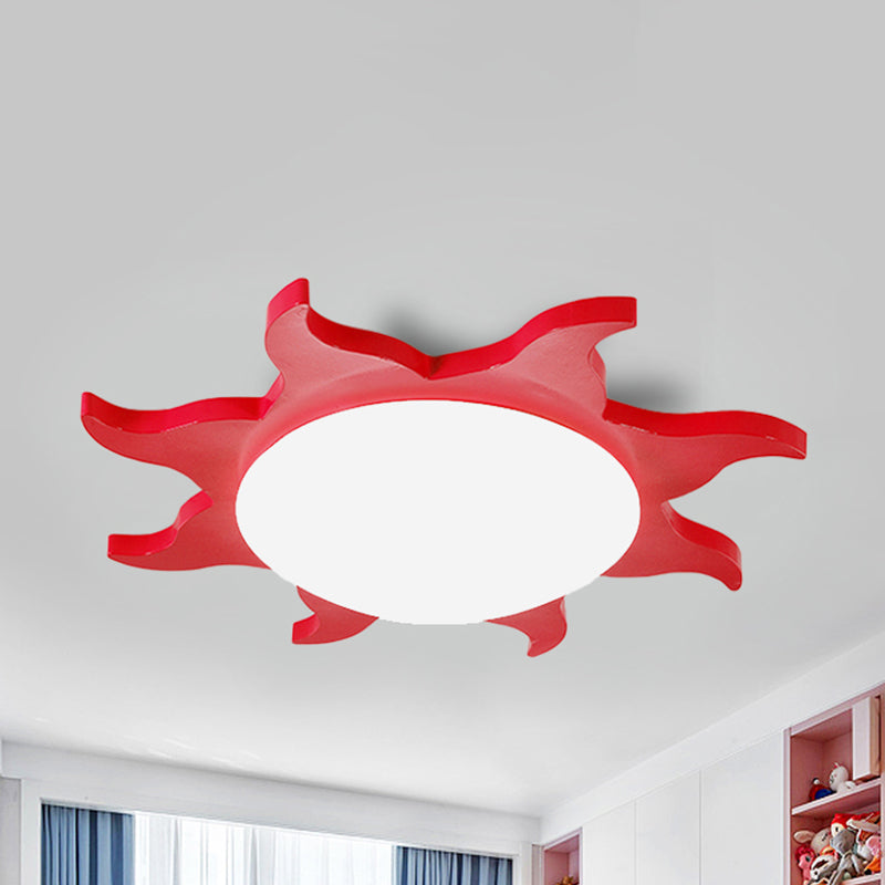 Kinderzimmer Deckenlampe – Sonnenförmige LED Beleuchtung