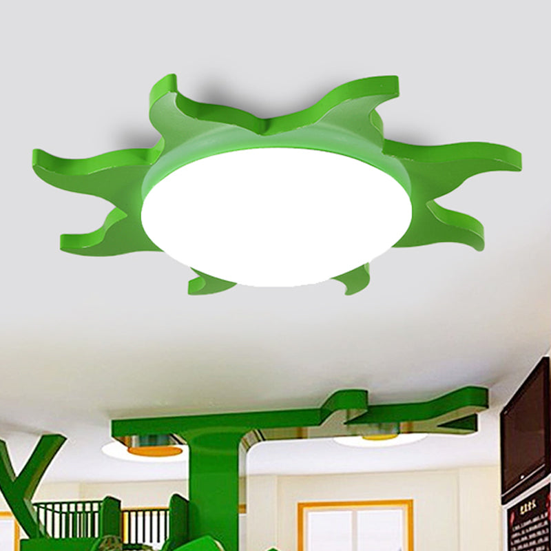 Kinderzimmer Deckenlampe – Sonnenförmige LED Beleuchtung
