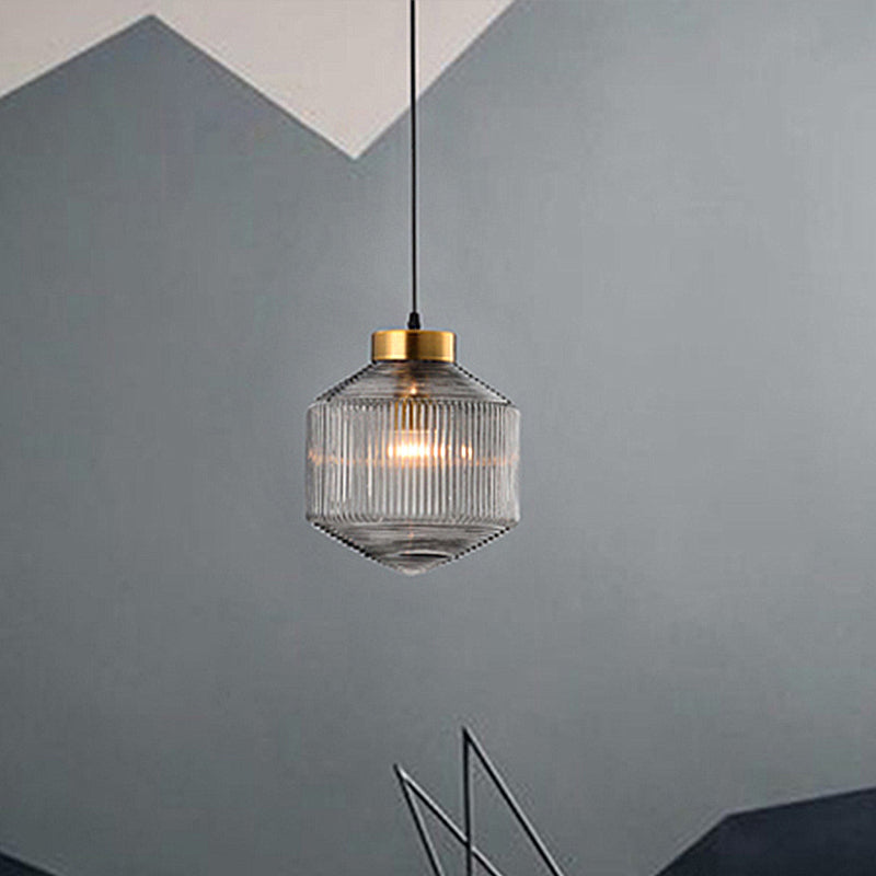 Moderne Trommelchandelier aus Glas - Elegante Beleuchtung für Esszimmer und Wohnzimmer