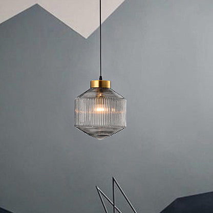 Moderne Trommelchandelier aus Glas - Elegante Beleuchtung für Esszimmer und Wohnzimmer