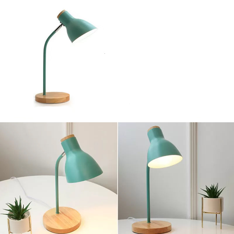 Taschenlampenförmige Schwenktischlampe Macaron Metall 1-lamp Nachttischlampe für das Kinderzimmer