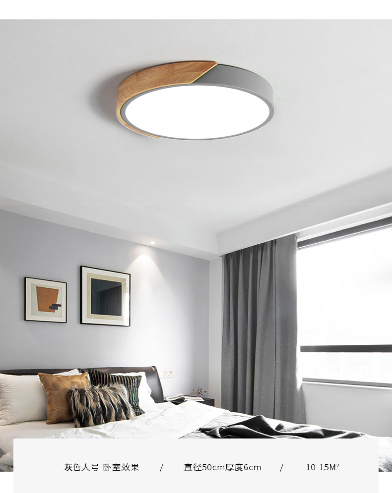 Moderne LED-Deckenleuchte für das Schlafzimmer - Energiesparende Acryl- und Metall-Einbauleuchte, verschiedene Farben