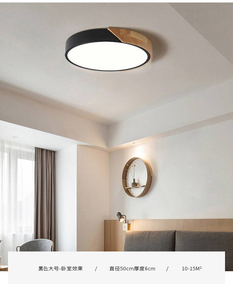 Moderne LED-Deckenleuchte für das Schlafzimmer - Energiesparende Acryl- und Metall-Einbauleuchte, verschiedene Farben