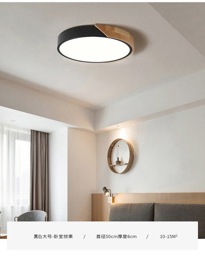 Moderne LED-Deckenleuchte für das Schlafzimmer - Energiesparende Acryl- und Metall-Einbauleuchte, verschiedene Farben