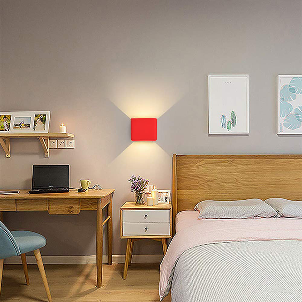 Moderne quadratische Wandleuchte