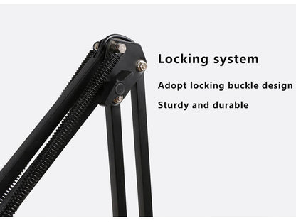 LED faltbare lange Arm Clip Augenschutz USB Leselampe Tischlampe