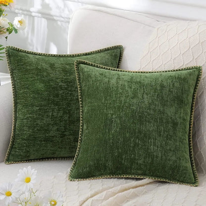 Weicher Chenille Samt Kissenbezug