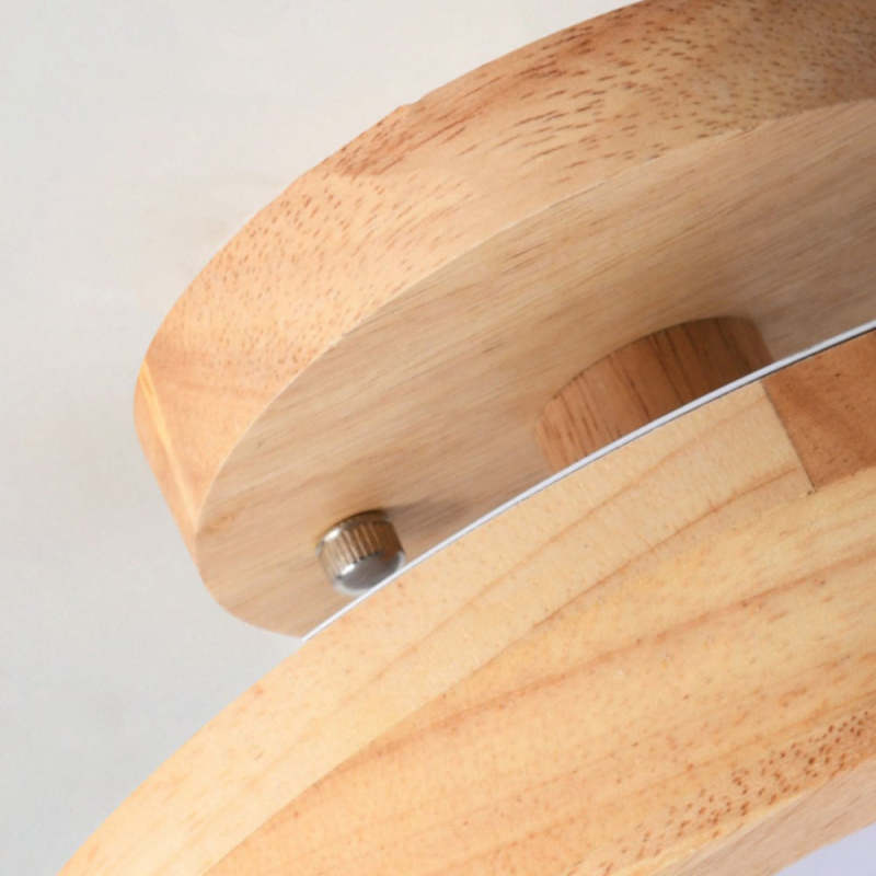 Moderne LED-Deckenleuchte aus Holz – Quinn-Deckenlampe für Wohnzimmer, Flur, Schlafzimmer und Esszimmer