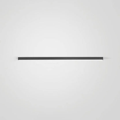 Schwarze Metall-Deckenlampe LED linear minimalistisches modernes Design