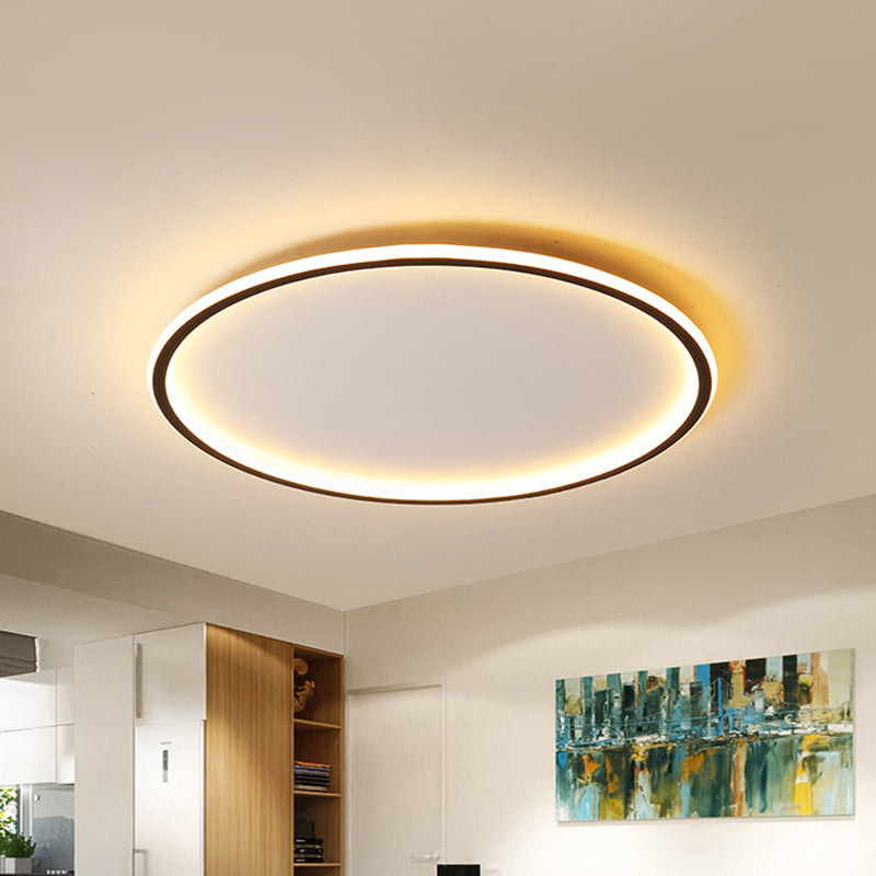 Moderne skandinavische LED-Deckenleuchte mit Fernbedienung - DimmaHaus-Leuchte und energieeffizient
