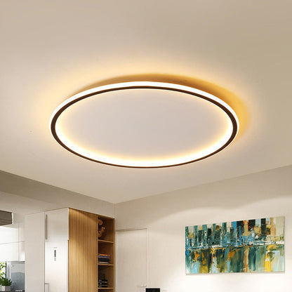 Moderne skandinavische LED-Deckenleuchte mit Fernbedienung - DimmaHaus-Leuchte und energieeffizient
