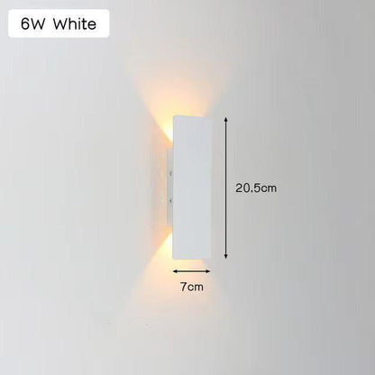 Licht - Moderne wetterfeste LED-Wandlampe aus Aluminium für den Außenbereich