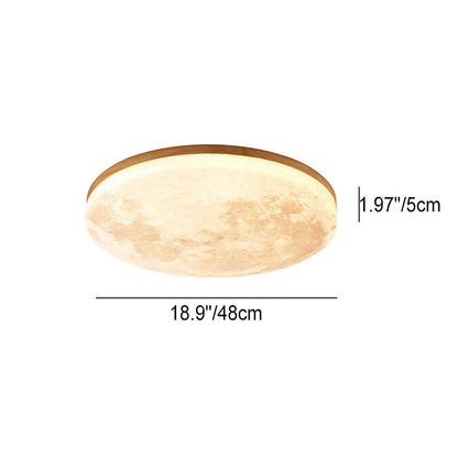 LunaGlow - Mondlampe Deckenlampe mit sanfter LED-Beleuchtung
