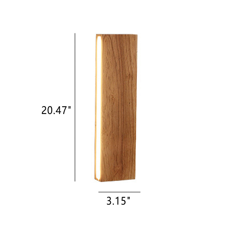 OakBeam | Minimalistische Massivholz-LED-Wandlampe