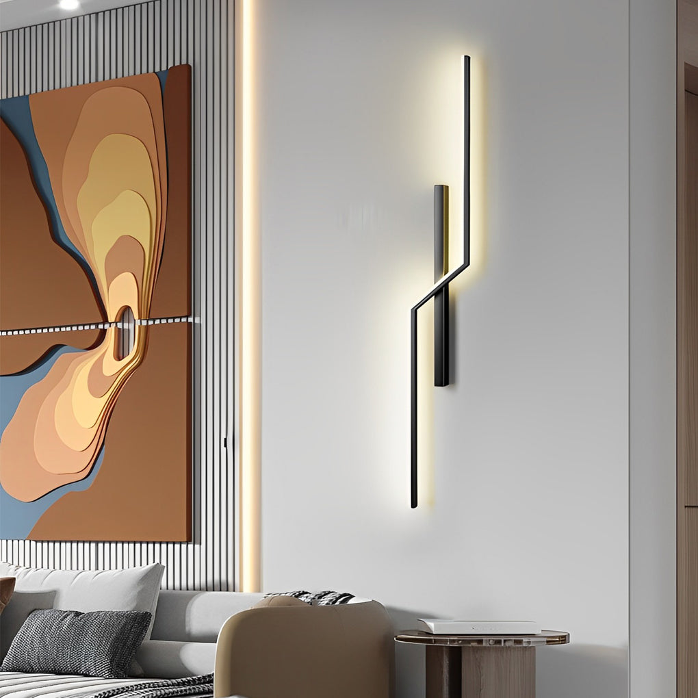 Lines Kreativ LED Moderne Minimalistische Wandlampe Dekorative Wandlichter Beleuchtung