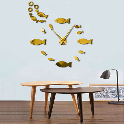 Heim Zeile | EchoClock - Schlankes Spiegel Wanddesign