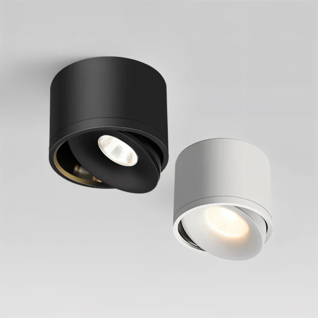 Minimalistische LED-Deckenleuchte | 360° drehbares Design