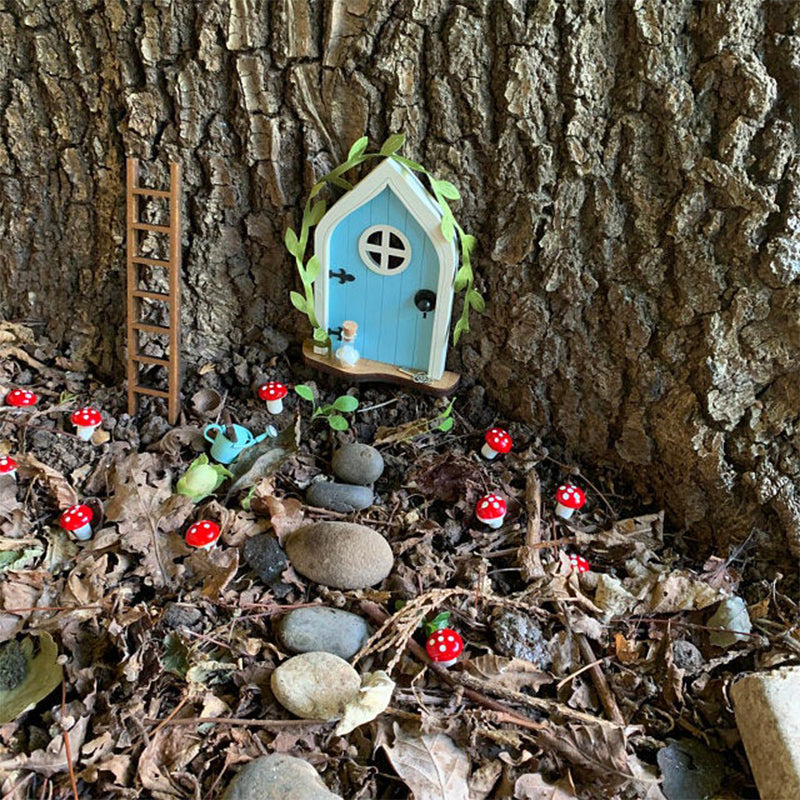 Märchenhafte Szene - Mini-Elfen-Tür