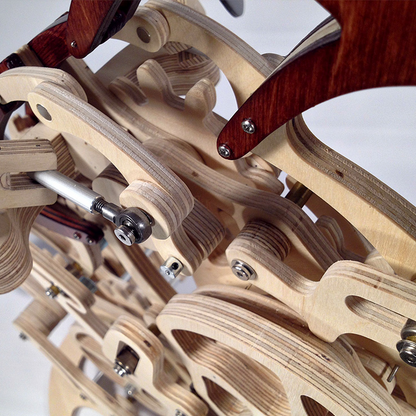 Holz Kinetische Kolibris Skulptur