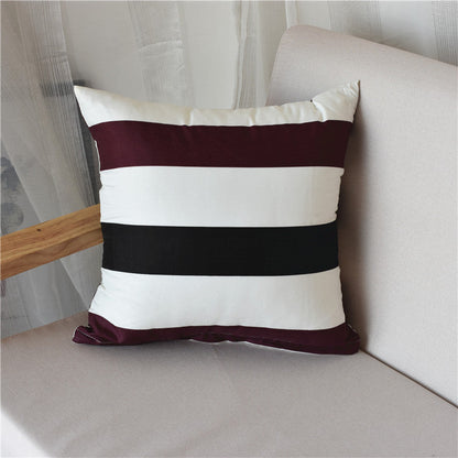 dekorrativer Patchwork-Kissenbezug Heim Zeile