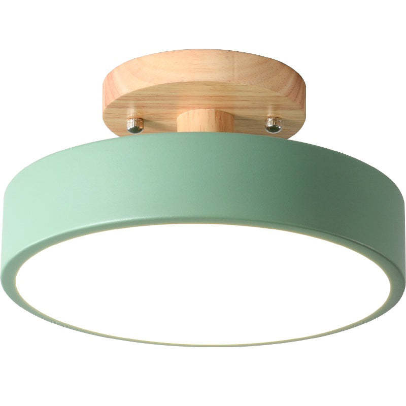 Stylische LED-Deckenleuchte aus Holz und Acryl für Schlafzimmer, Esszimmer und Wohnzimmer