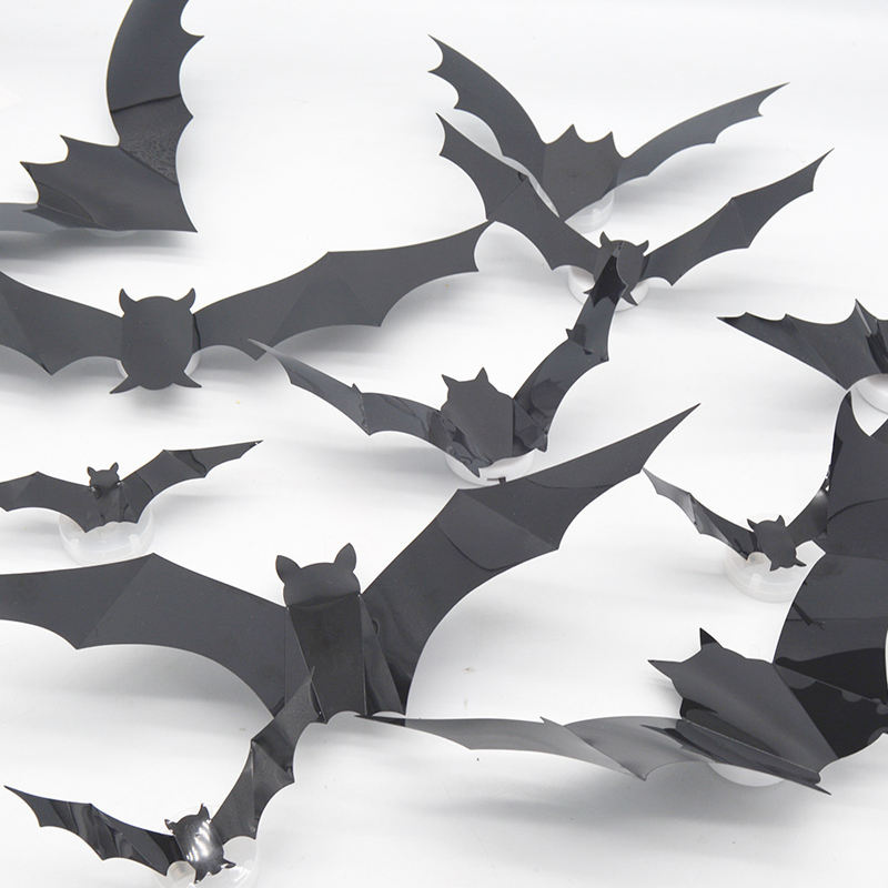 3D Fledermaus LED Wanddekoration — Verwandeln Sie Ihr Zuhause in die gruseligste Halloween-Bühne mit realistischen Flugillusionen!
