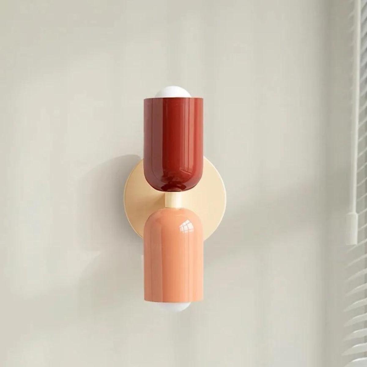 Wandleuchten Moderne Glas Doppel-Schirm-Lampe