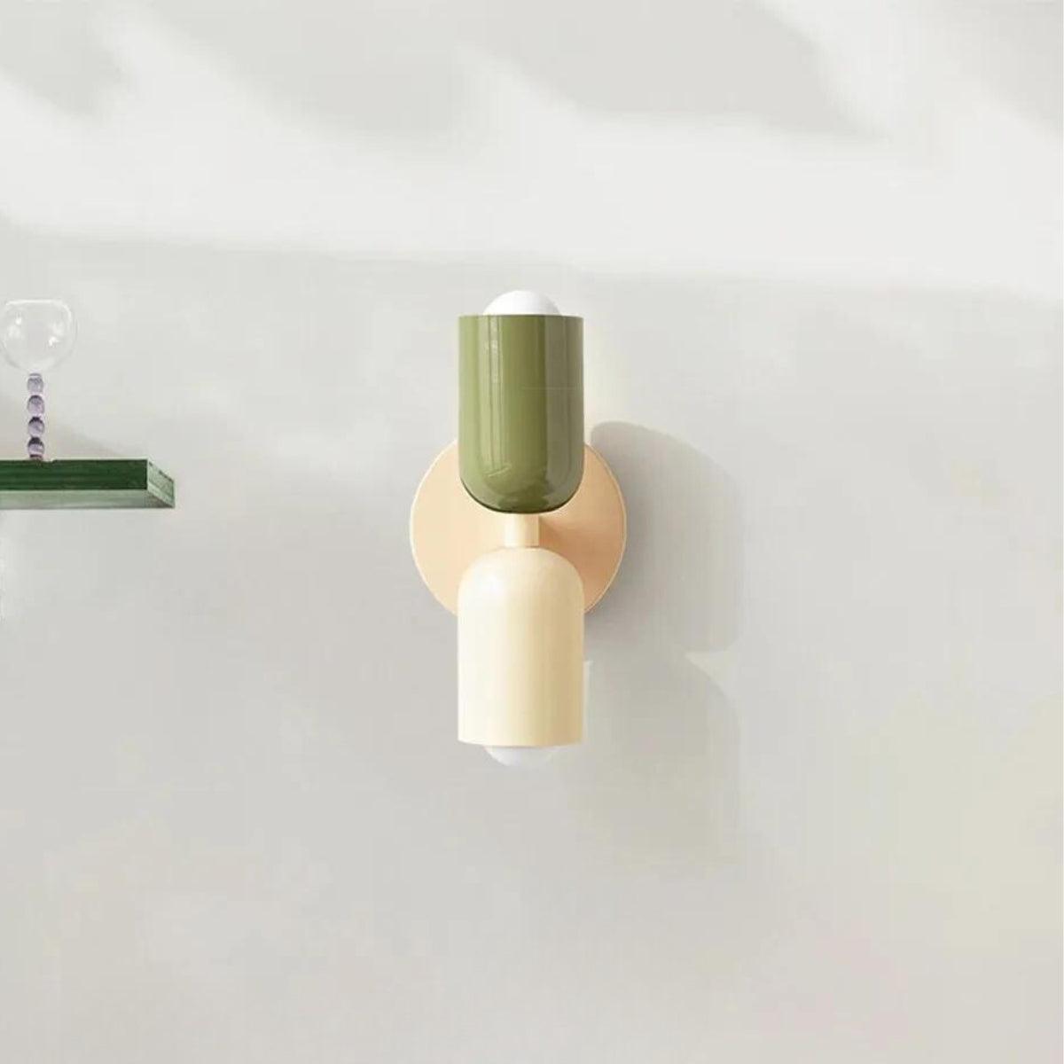 Wandleuchten Moderne Glas Doppel-Schirm-Lampe
