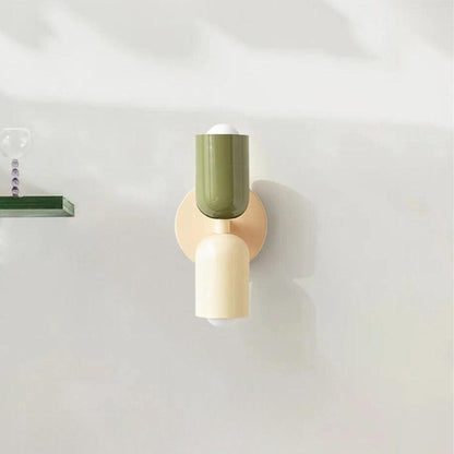 Wandleuchten Moderne Glas Doppel-Schirm-Lampe