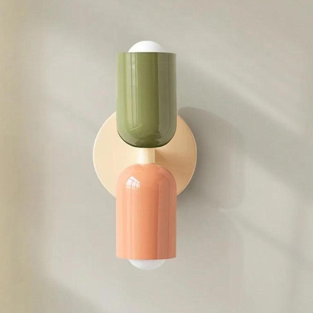 Wandleuchten Moderne Glas Doppel-Schirm-Lampe