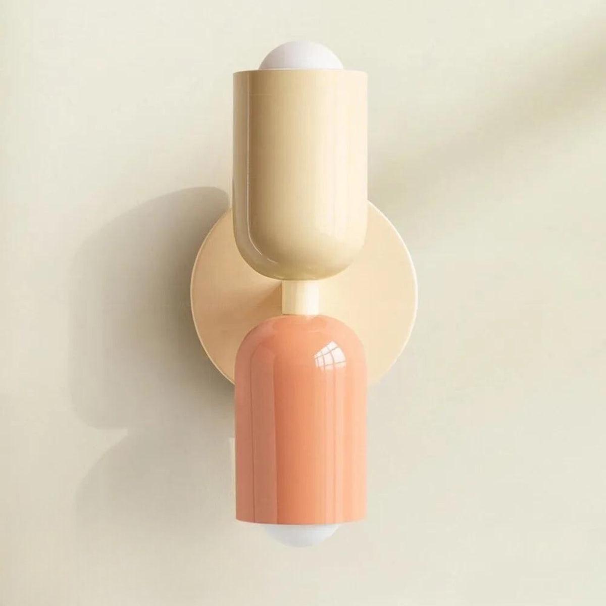Wandleuchten Moderne Glas Doppel-Schirm-Lampe