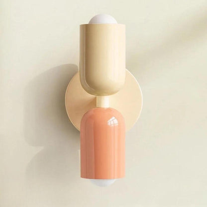 Wandleuchten Moderne Glas Doppel-Schirm-Lampe